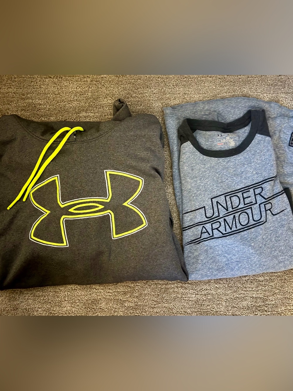 Under Armour Men’s Hoodie and Shirt lot